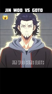 jin woo vs goto 😱#anime #sololeveling #animeshorts #shorts