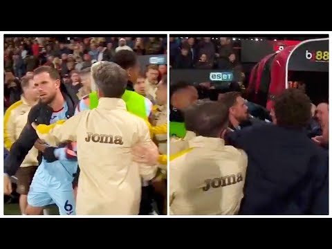 Jordan Henderson Fight was involved in an altercation with a Bournemouth staff member at full-time