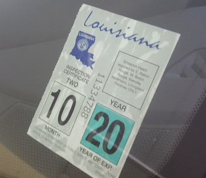 Louisiana bill to get rid of vehicle inspection stickers for most cars fails vote