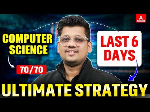 How to Score 70/70 in Class 12 Computer Science? Last 6 Days Strategy 🔥