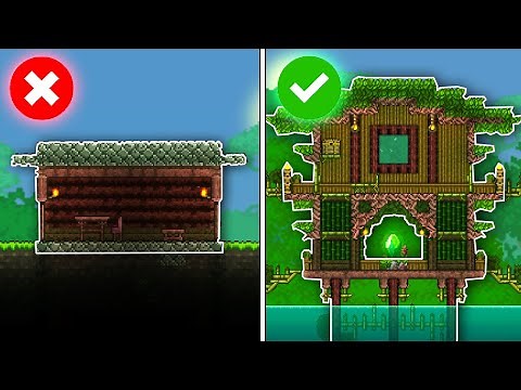 How To Build A JUNGLE BASE! - Terraria Build Guide