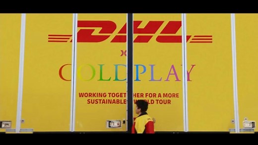 DHL TV Spot, 'DHL x Coldplay: Working Together for a More Sustainable World Tour' Song by Coldplay
