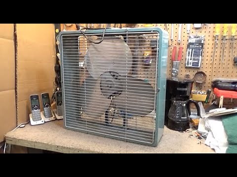 McGraw Edison Zero 20486 20" 2-Speed Metal Box Fan | Initial Checkout