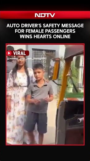 Mumbai Auto Driver's Safety Message For Female Passengers Wins Hearts Online