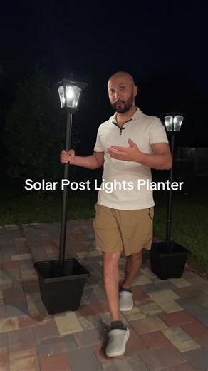 Enhance Your Space with Solar Post Lights and Planters