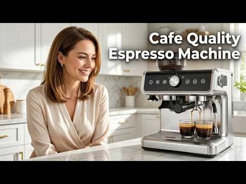 Review EUHOMY Espresso Machine with Grinder: Professional 20 Bar Home Barista Station