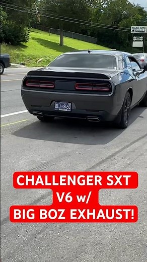 2022 Dodge Challenger SXT V6 w/ BIG BOZ EXHAUST!