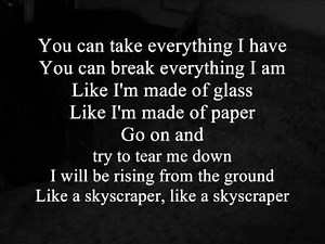 Skyscraper - Demi Lovato (Boyce Avenue & Megan Nicole acoustic cover) with Lyrics