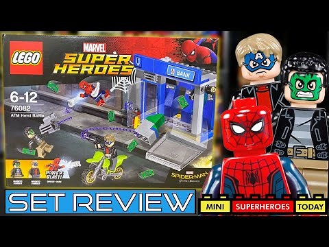 LEGO Spider-Man: Homecoming "ATM Heist Battle" Set 76082 REVIEW
