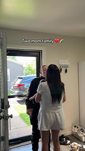 Baby woke up serious: two-mom family moment at 7 months