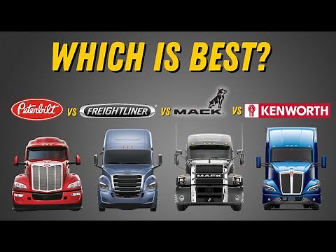 Best American Semi-Truck? ▶ Peterbilt vs. Kenworth vs. Freightliner vs. MACK