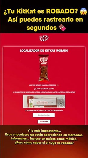 Was your KitKat STOLEN? 😱 #news #viral #shocking #kitkat #mystery #curiosities #fact #stolen