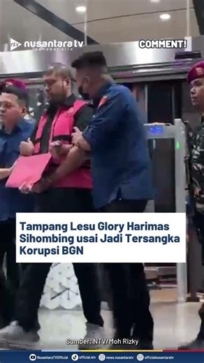 Tampang Lesu Glory Harimas Sihombing usai Jadi Tersangka Korupsi BGN