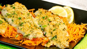 Filetti di Merluzzo Gratinati al Forno