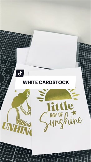 Exploring White Cardstock Options for Foiling