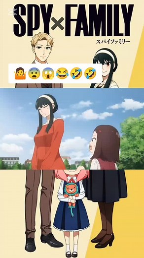 je ne pense pas qu'elles se sont comprises #otaku #animeedit #spyxfamily #drole #yorforger #beckyblackbell #animefyp