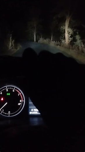 🛣🚘​Night Drive on a Deserted Road | Night Vibes#NightLife #CarLover #DarkAesthetic