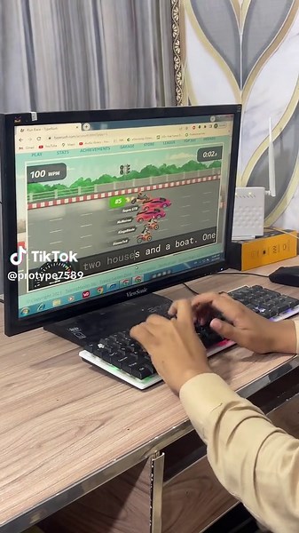 Engaging Racing Game Experience at My Desk