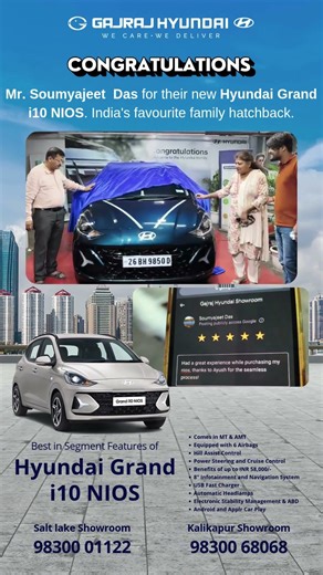 Hyundai Grand i10 NIOS review by Mr. Soumyajeet Das - Gajraj Hyundai #gajrajhyundai #hyundaiindia
