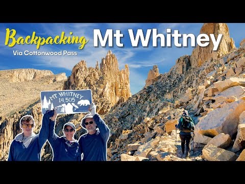 Backpacking Mt Whitney