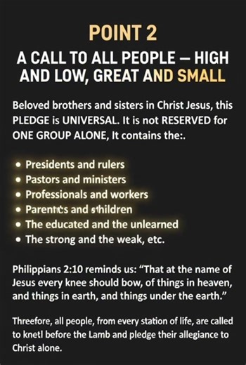 👑 ONE LAMB, ONE ALLEGIANCE—A GLOBAL PLEDGE TO CHRIST‎-Part 2 #OneLambOneAllegiance ‎#PledgeToTheLamb