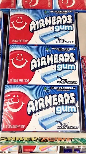Blue raspberry airheads gum investigation