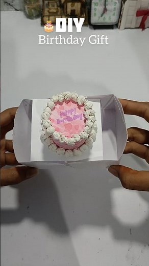 DIY Surprise Birthday Gift | Handmade Mini Cake Gift Idea