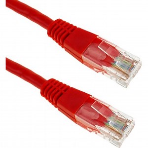 BeMatik - Cable de red ethernet Cat. 5e UTP de 1,8 m de color rojo