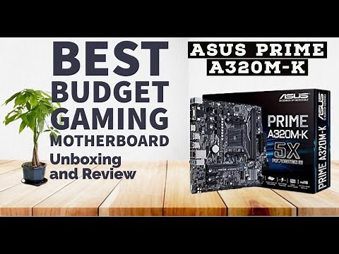 Budget gaming motherboard | ASUS PRIME A320M-K | Unboxing and review