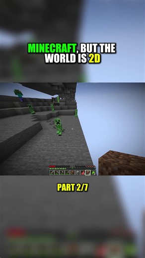Minecraft, But the World is 2D - Part 2 Gameplay