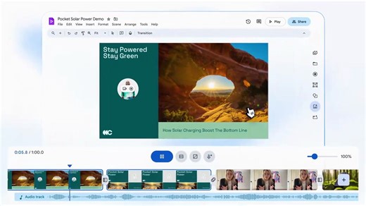 谷歌推出AI文本转视频应用Google Vids