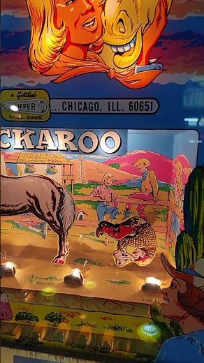 1965 Gottlieb "Buckaroo" Pinball Machine, Resurrected from the Dead