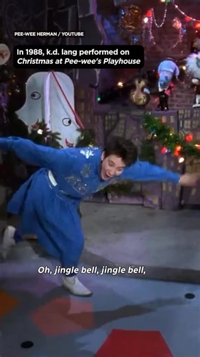 CBC Music on Instagram: "In 1988, Pee-wee Herman invited @kdlang to perform on Pee-wee’s Playhouse Christmas special. Lang, then just 27 years old, performed a fun rendition of Jingle Bell Rock with the Playhouse Puppet Band. 🎶 #PeeWeesPlayhouse #KdLang"