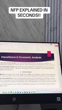 Nfp explained #nfplivetrade #nfp