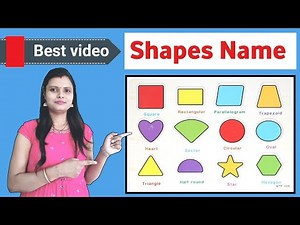 Shapes Name with Objects | Name Of All Shapes With Pictures