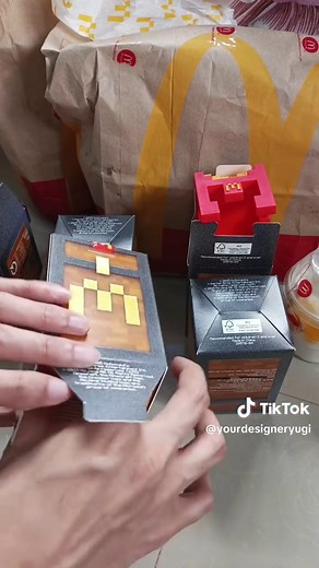 Open McDonald's x Minecraft Happy Meal Blind Box Safely
