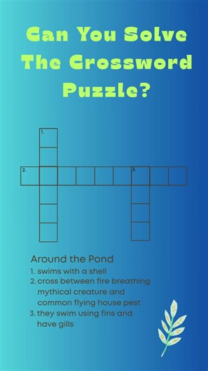 Can you solve the crossword?