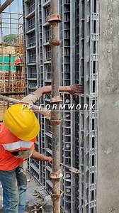 PP Formwork Column Deshuttering #construction #formwork #shuttering #column | Nintu Majumder