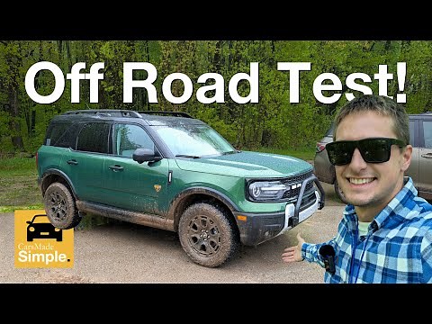 Taking the 2025 Ford Bronco Sport Badlands Sasquatch Off Road!