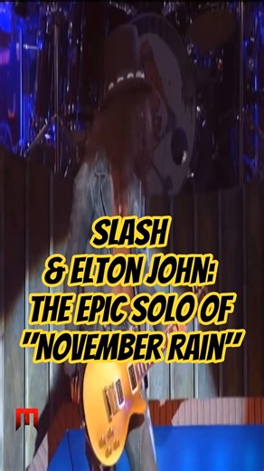 Slash & Elton John: The Epic Solo of "November Rain" Live | Guns N' Roses - MTV VMA 1992