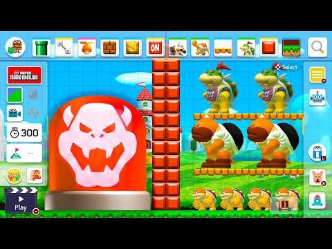 Super Mario Maker 2: All Bosses — This Experiment Is a TOTAL NIGHTMARE!
