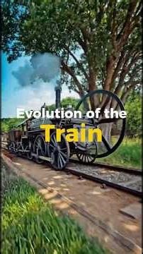The Evolution of Trains in 60 Seconds 🚆 #evolution #trains #transportation #timeline #deeptime
