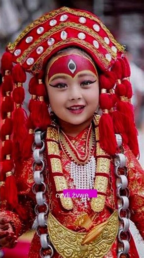 Żywa bogini! #nepal #podróże #kumari