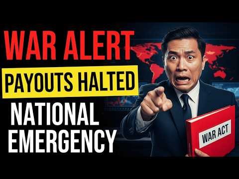 WAR ALERT: IRS Suspends Payouts. (National Emergency Act)