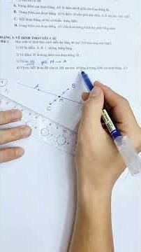 Grade 6 Math - Drawing according to instructions - Midpoint of a line segment #maths #mathteacher