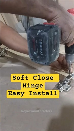 Soft close hinge | How to install | Easy installation #shorts #shortvideo