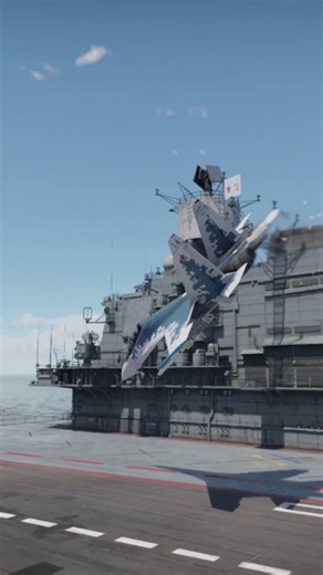 Su-30 Cobra Maneuver Landing Fails on Carrier