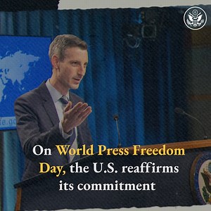 2.4K views · 266 reactions | Everyone deserves access to the truth. On World Press Freedom Day, the United States reaffirms its commitment to the safety of journalists offline and online and promoting independent journalism around the world. | U.S. Department of State | Facebook