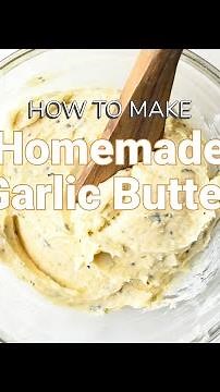 QUICK AND EASY Homemade Garlic Butter