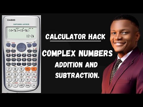 Complex Numbers Addition and Subtraction using a Calculator Casio FX-991ES Plus Tutorial Video.